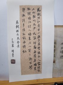 书法笺 录苏轼蝶恋花 品纸如图 便宜11元