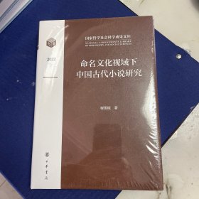 命名文化视域下中国古代小说研究（国家哲学社会科学成果文库）