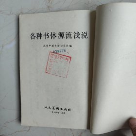 各种书体源流浅说