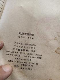 实用文言词典