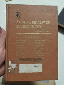 ANNUAL REVIEW OF MICROBIOLOGY
（微生物学年度回顾 第35卷，1981年）