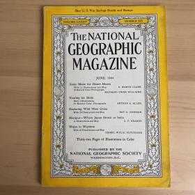 现货 national geographic美国国家地理1944年6月 A    含中国西部内容