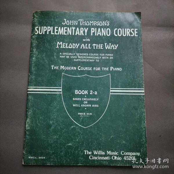 john thompsons supplementary piano coutse with melody all the way