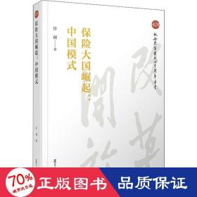 保险大国崛起：中国模式（纪念改革开放四十周年丛书）