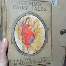 Grimm's Fairy Tales残本 残本 无插图 文字页大致全