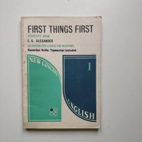 NEW CONCEPT ENGLISH FIRST THINGS FIRST Students' Book 新概念英语 学生用书 第一册