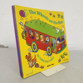 CLASSIC Books with Holes：【8本合售】:Five Little Ducks、Five Little Men、Dry Bones、Down by the Station、I am the Music Man、Downin the Jungle、The Wheels on the Bus、The Muiberry Bush