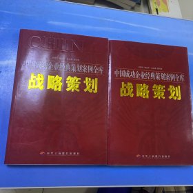 中国成功企业经典策划案例全库：战略策划（上、下）·16开