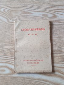 工业企业八项经济指标讲话.试用稿