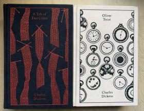 狄更斯作品集：1.Great Expectations; 2. Hard Times; 3. Bleak House; 4. A Tale of Two Cities; 5. A Christmas Carol and Other Christmas Writings 6. Oliver Twist（英文原版，企鹅版，6册合售）（32开，布面硬精装）