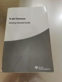 TI-89 Titanium
Getting Started Guide