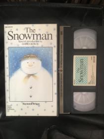 raymond briggs经典动画片snowman雪人的原版录像带盘面完好，david bowie做片头介绍