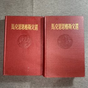 马克思恩格斯文选 （两卷集）第一卷 第二卷（2本合售）