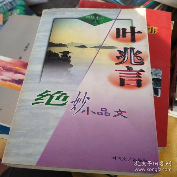 叶兆言绝妙小品文