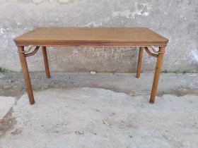 明代海南黄花梨画案古董传世清代黄花梨老家具