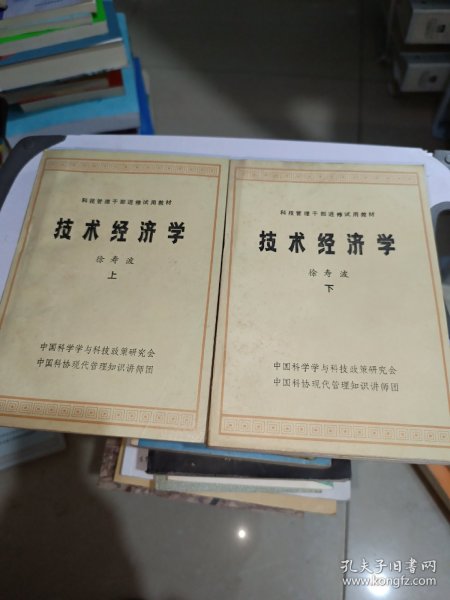 技术经济学(上下册)，徐寿波，1984年，