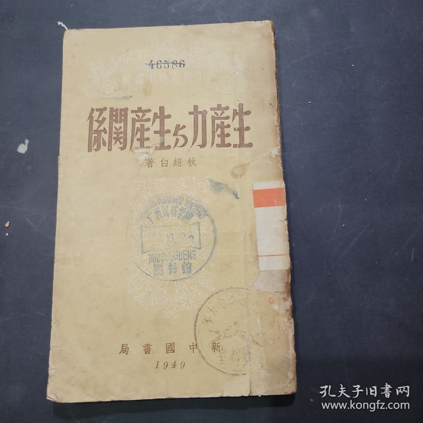 生产力与生产关系1949