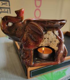 香薰炉，陶瓷大象，乌龟造型等三种