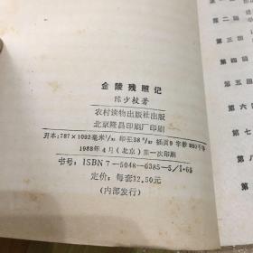 金陵残照记（全四册）