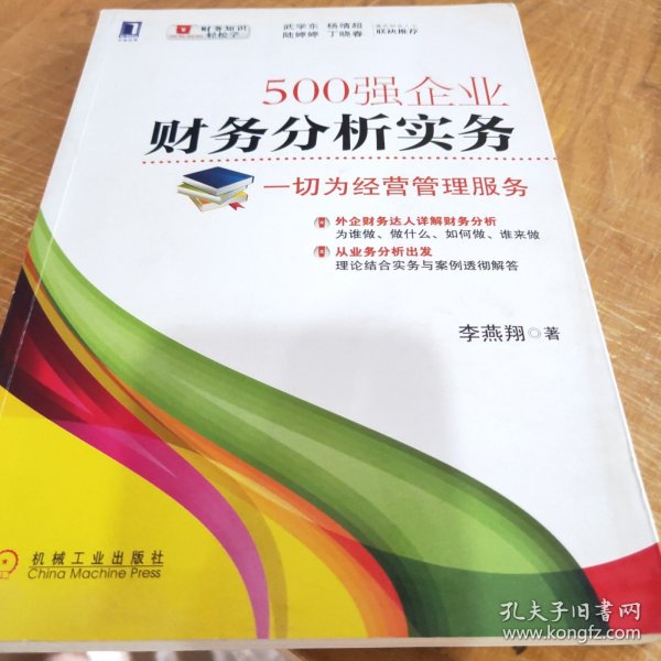 500强企业财务分析实务：一切为经营管理服务