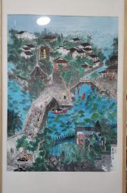 国画一墨韻江南图