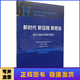 新时代新征程新担当——2019年湖南发展研究报告