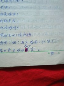 电影文学剧本：笑中泪（手写）