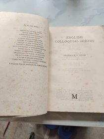 ENGLISHCOLLOQUIAL IDIOMS 英语通俗成语词典英文版
