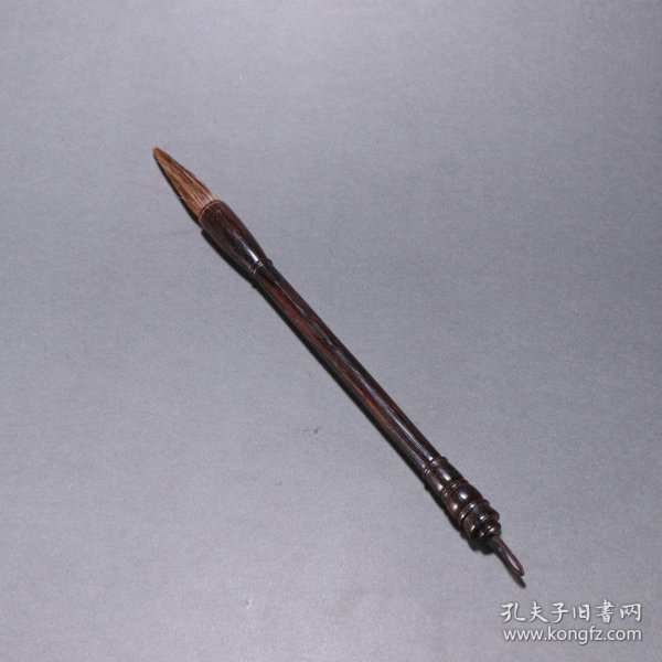 旧藏 珍贵雕雕毛笔杆