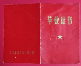 1985年上海第二工业大学毕业证书