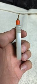古玩旧藏和田玉雕子冈牌