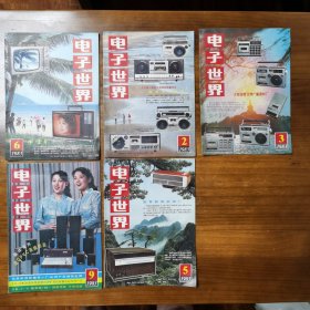 电工技术1982年第11、12，电子技术1983年第6一11，1984年第1，无线电1983年第1、2，1984年第1，无线电与电视1983年第2、3，动力工程1984年第1，电子技术应用1982年第6、9、10、11、12，1983年第2、3、4、5、10、11，电子世界，1983年第2、3、5、6、9。共计31本合售。