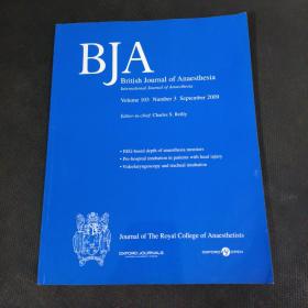 BJA: British Journal of Anaesthesia 医学学术麻醉外科原版外文英文学术论文期刊杂志2009年3月103卷331-464