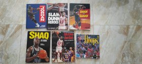 乔丹画册 NBA画册 奥尼尔画册 外皮轻微瑕疵 内页完好 6本打包