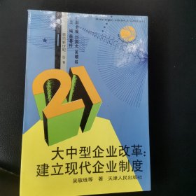 大中型企业改革：建立现代化企业制度