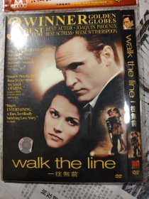 电影 DVD 一往无前 又名：与歌同行 美国乡村音乐大师约翰尼·凯什的传记片（盘面干净 基本全新）