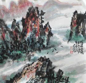 宋雨桂山水画