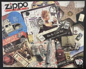 Zippo火机70周年(1932-2002)CLICK美版拼图 经销商专柜展板*1