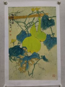 保真书画，杭州名家，滨江区美协主席，邓学梅花鸟画《福禄双至》70×46.5cm，纸本托片。邓学梅，毕业于中国美术学院，获硕士研究生学位，博士在读。当代学院派优秀画家，中国美术家协会会员，中国女画家协会会员，叶浅予研究会副会长，杭州市美协主席团委员，杭州滨江区文联副主席、滨江区美协主席。