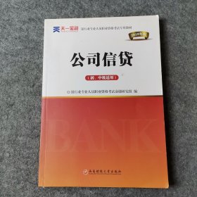 2019银行从业资格考试银行业专业人员职业资格考试教材 公司信贷(初中级适用)