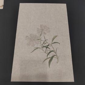 木刻水印 信笺纸 套色印刷 花卉图5