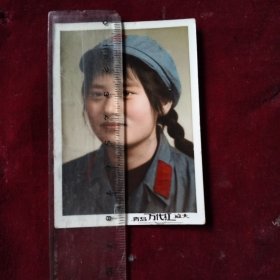 手工上色老照片【女海军人】