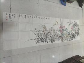 鄠邑区美协副主席八尺作品一幅