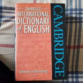 英文原版：Cambridge International Dictionary of English （剑桥国际英语词典）