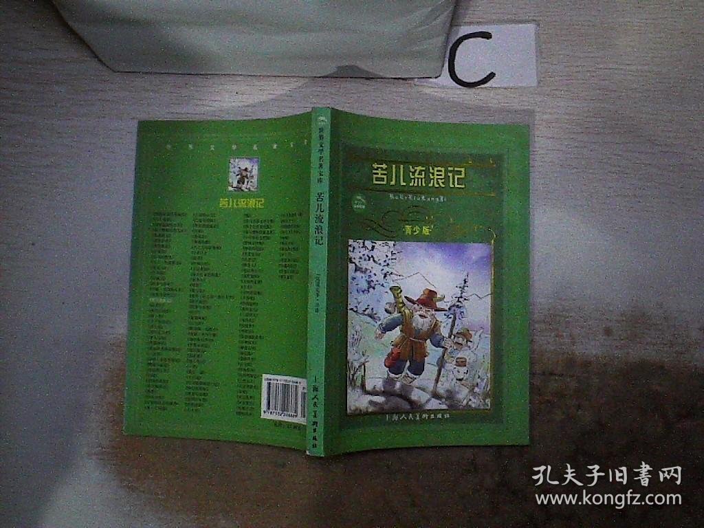 世界文学名著宝库：苦儿流浪记（青少版）。，