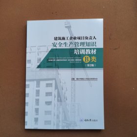 建筑施工企业项目负责人安全生产管理知识培训教材 B类（第2版）