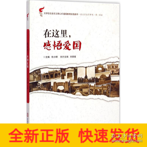 在这里．感悟爱国：“在这里追寻梦想”第一部曲（大学生社会主义核心价值观教育实践读本）