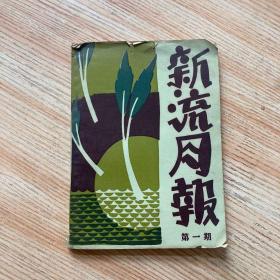 新流月报第一期 创刊号