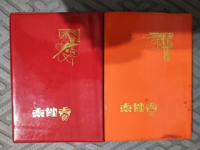 学科学笔记本（红黄两色）