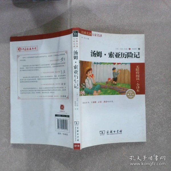 经典名著 大家名译：汤姆·索亚历险记（无障碍阅读 全译本 素质版）